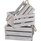 Hot Sale Gift Customized Home Decor Rustic Wood Crates Pallet Large Wood Crate Wooden Crates