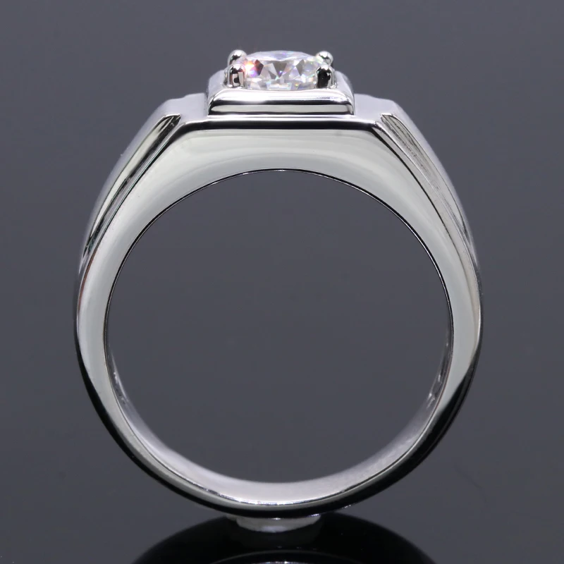 Man Ring, wedding ring, wedding band, promise ring, gift for him, man, boyfriend, for husband, S925 Moissanite Diamond ring, Valentine’s Day, Birthday, anniversary