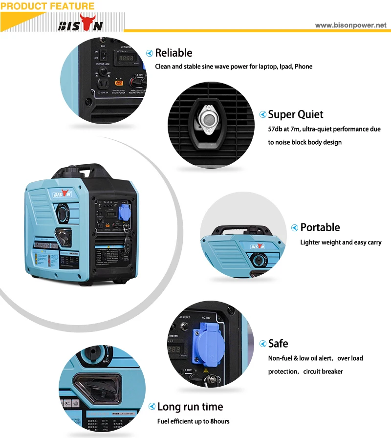 Bison China W Stroke Volt Silent Portable Power Lpg Gasoline