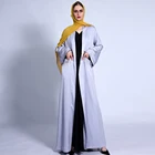 Muslim Open Abaya Women Muslim Dress Black Open Abaya Muslim Women Womens Dubai Abaya 2021 Muslim Women
