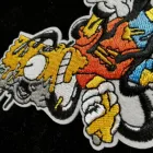Embroidery Patch Emc004 Custom Name Badge Embroidery Iron On Patch Clothing Heat Press Patch Iron On