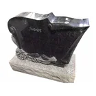 Tombstones Tombstone Polished Black Granite Upright Monuments Headstones Tombstones