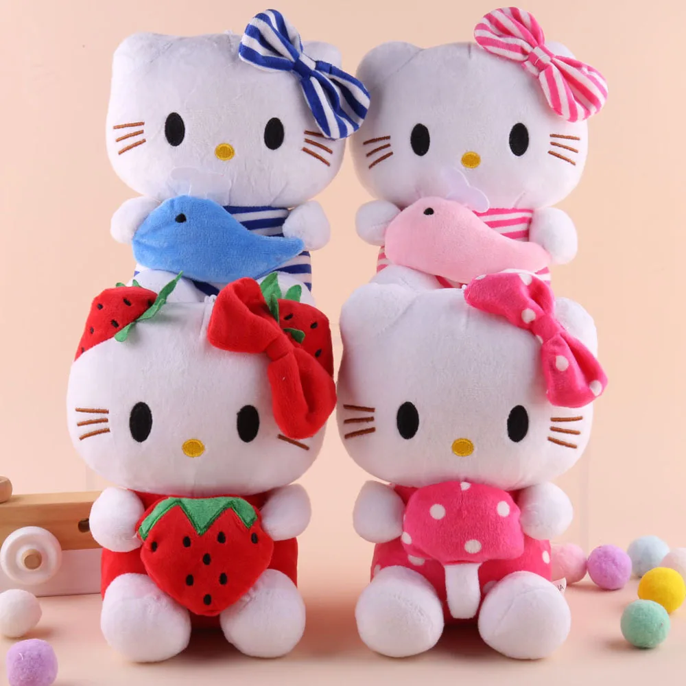 Cute Hi Kitty Pink Melody Plushie Doll Hi Kitty Stuffed Toys Stuffed Animals & Plush Toys kitty crab machine valentines