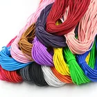 High Quality Thin Double Braided Eco-friendly Polyester Custom Woven Braided Twisted Rope For Handbags