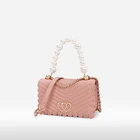 Handbag 2021 New Qixi Valentine's Day Custom Female Bag Pearl Chain Fashion Handbag