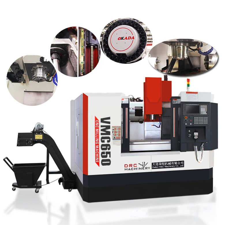 Factory direct sales 5 axis cnc milling machine manufacturer VMC650 vertical machining center