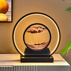 New Year's Living Room Decorations Creative 3D Wood Base Quicksand Painting Ornaments