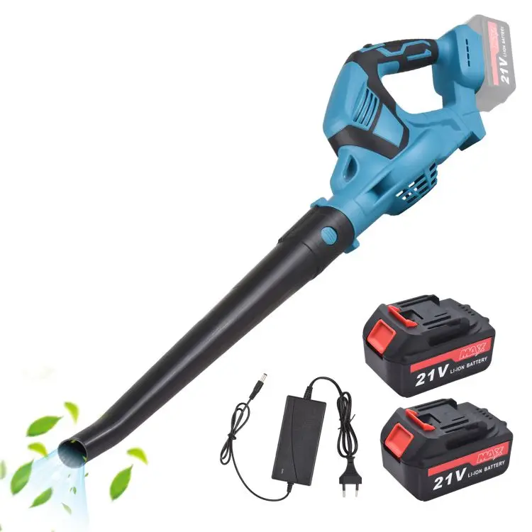 Cordless Leaf Blower 21V Battery Powered Leaf Blower for Lawn Care with Fast Charger 81.19CFM 52.1MPH Lightweight Powerful Leaf