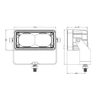 Blue Line Light 30w Led Rectangle Warehouse Red Blue Zone Line Forklift Safety Light