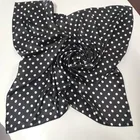 Scarf Printed Scarf Pure Natural Silk Dots Custom Digital Print Silk Satin Scarf For Women Shawl