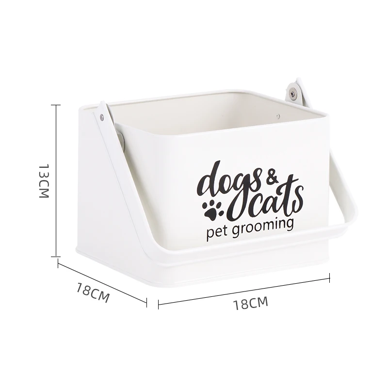 2023 New Arrival Pet Groming Tools Kit Storage Box Pet Toys Storage Basket for Dog