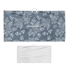 Golf Towels Wholesale Custom Sublimation Logo Printed Microfibre Waffle Golf Towels With Grommet And Hook