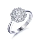 Ring Diamond Jewelry Wedding Ring For Women Wholesale Ring Cubic Zirconia White Diamond Sterling Silver Ring