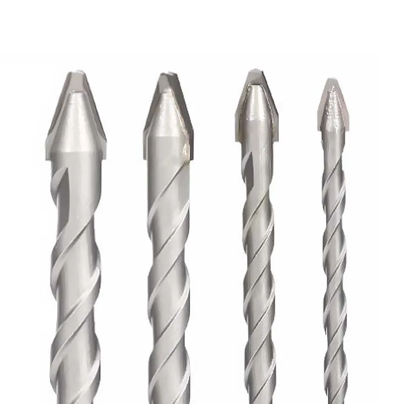 超硬歪头加长螺纹三角钻钨钢合金切割头钻偏心钻头