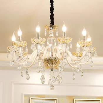 Hot Selling Stainless Steel led crystal ceiling pendant lamp living room modern chandelier light luxury Maria Chandelier lights