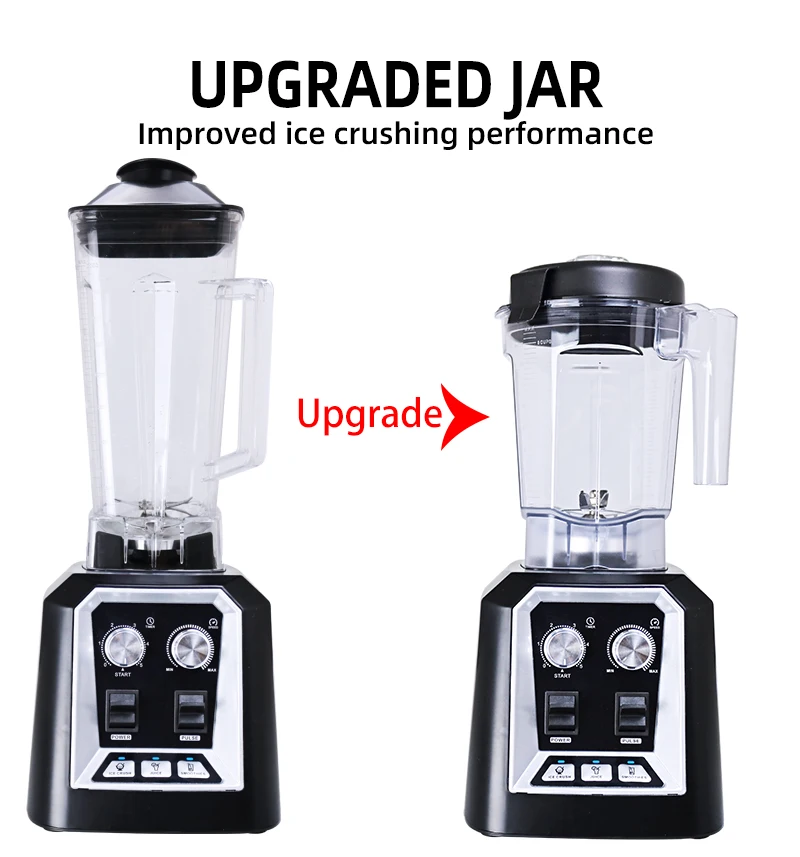 Quick Licuadora Profesional Heavy Duty Ice Shaver Table Blender Electrical Fresh Fruit Juice