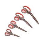 Stainless Steel Scissor Handle HD-M330 Good Quality Stainless Steel Titanium Office Scissor With Soft Handle