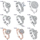 Sterling Ring Rings Hot Sale 925 Sterling Silver Ring Custom Diamond Wedding Rings For Women