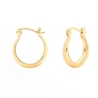 Silver Plated Hoop Silver Bohemia Jewelry 925 Silver 18k Gold Plated Women Hoop Korean Earrings