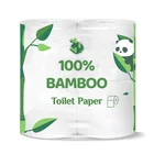 Toilet Toilet Paper Bamboo Roll Soft Organic Eco Friendly Certified OEM Custom Cheap 4 3 2 Ply Bamboo Toilet Paper