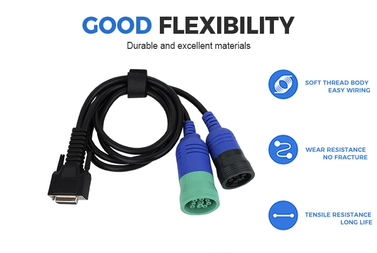 product customized dp15 to j1939 9pin connector y cable-5