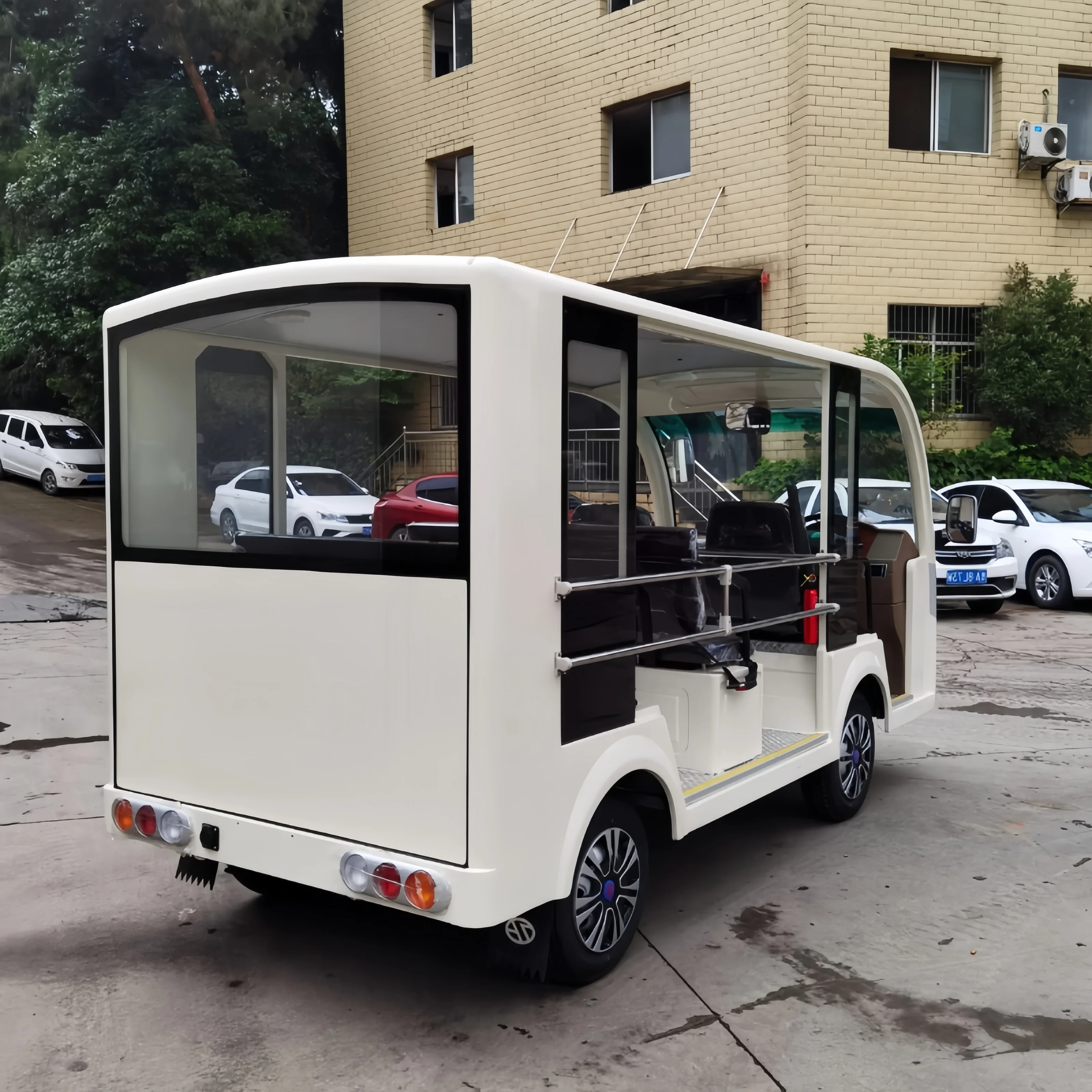 Factory Supplier Seater Electric Sightseeing Car Electric Shuttle Bus