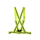 Safety Vest Strap Safety Vest Colorful Reflective Safety Strap Vest For Running Or Cycling