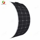 Solar Charger 2021 Hot Sell New Technology 100w Solar Car Battery Charger Semi-flexible Solar Panel