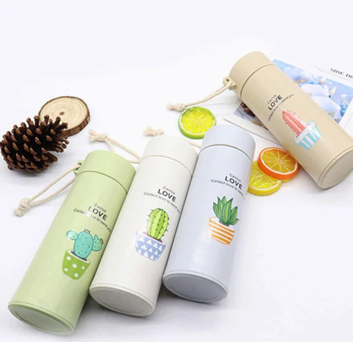 Reusable Insulated Water Bottle Travel Mug Vacuum Insulated Double Layer Water Food Grade Glass Bottle
