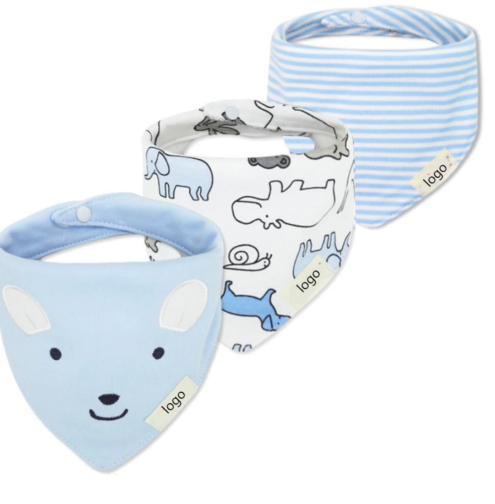 100% Organic Cotton Baby Bibs