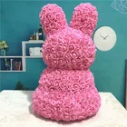 Day Bunny Rose Xingsheng Mother's Day Foam Artificial Rabbit Rose Flower Bunny Bear On Easter Day