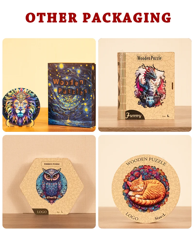 OEM ODM Custom Wooden Jigsaw Puzzles, Personalized Wood Puzzle Manufacturing Service for Bulk Orders supplier
