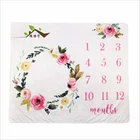 Blanket Dropship Blanket Newborn Photography Milestone Prop Blanket Baby Milestone Blanket Days Weeks Months