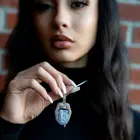 Diamond Hip Hop Iced Out Jewelry Cuban Link Diamond Letter Custom Necklace Women Jewelry