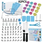 Cake Set 92pcs Cake Decorating Tools Kit Fondant Cake Decoration Tools Pastry Baking Utensils Set