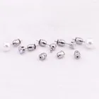 Earring Stainless Steel Earings Accessories Making Earring Accessories Stainless Steel Bullet Shape Earring Lock