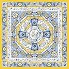 Style Square Scarf The New Dunhuang Element Series Style Women Print Square Satin Scarf