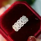 Rings Ring Diamond Eternity Rings Women's Wedding Ring Square Diamond Ring