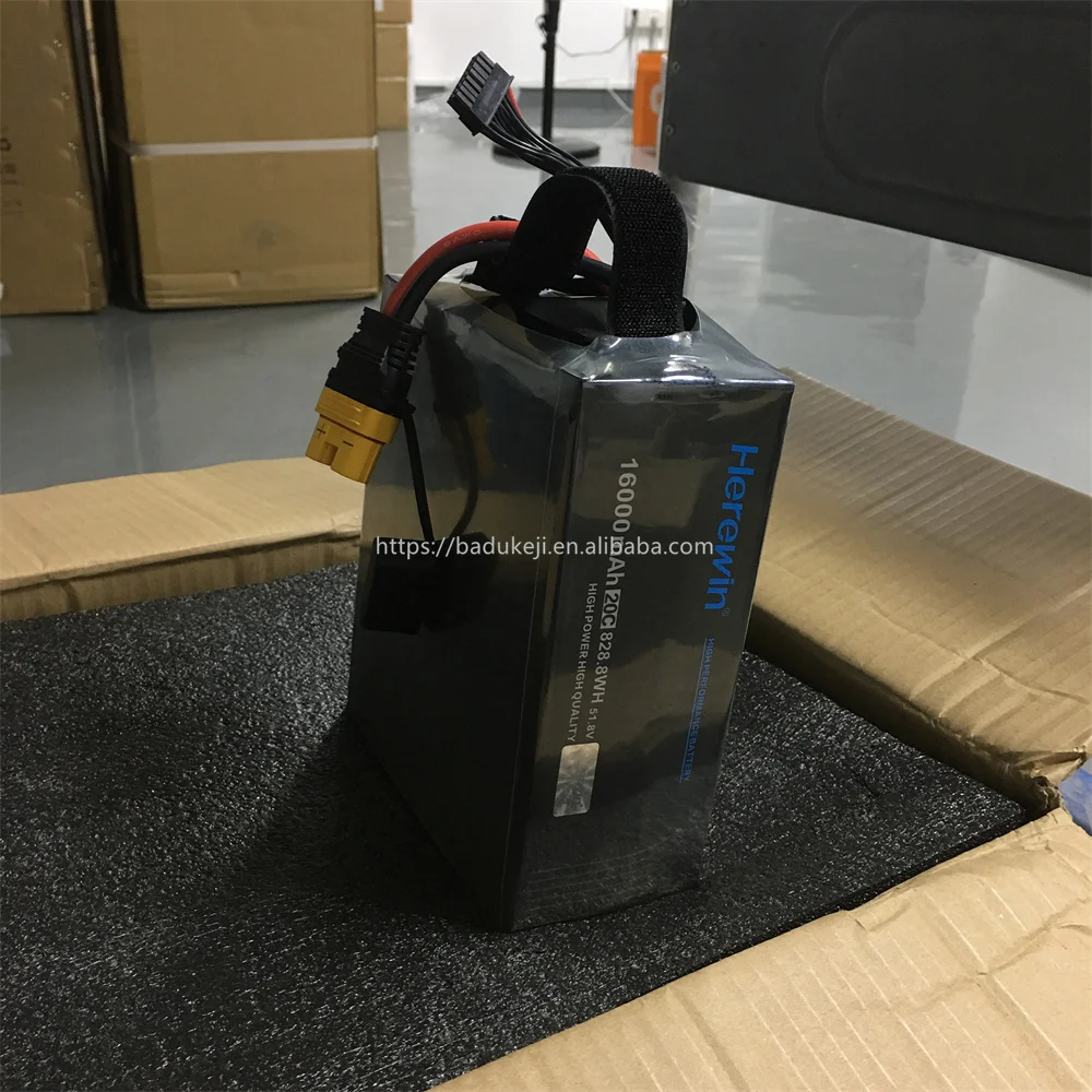 Original Herewin 22000mah 14s 51.8v Soft Case Rechargeable Flying
