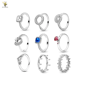 2019 New Arrivals Jewelry B2B 925 Sterling Silver New Design Fashion Rings For Woman Man CZ Ring Flowers