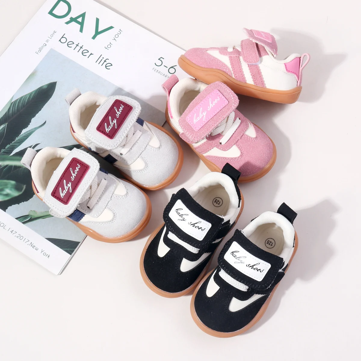 High Quality Wholesale Hot Selling Spring Antumn Baby Toddler Kids Unisex Sport Shoes 6-24months factory