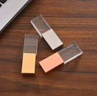 Stick 8gb Customized Corporate Gift Glass USB Stick Pendrive USB 2.0 3.0 1gb 4gb 8gb 16gb 32gb 64gb USB Flash Drive