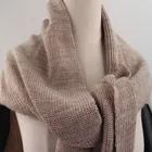 Shawls Wool High Quality Woolen Furcal Kintted Shawls Knit Poncho Wool Knit Scarf For Women