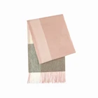 Scarf Checked Winter Scarf Cashmere Women Tassel Hijab Scarf Checked Men's Scarf Stocklot