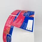 Silver Sticker Hot Stamping Silver Pantry Labels Customized Sticker Roll Logo Label