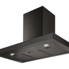 Range Speed Range Hood Wall Mounted T Shape Range Hood 90 Cm 4 Speed With Black Color