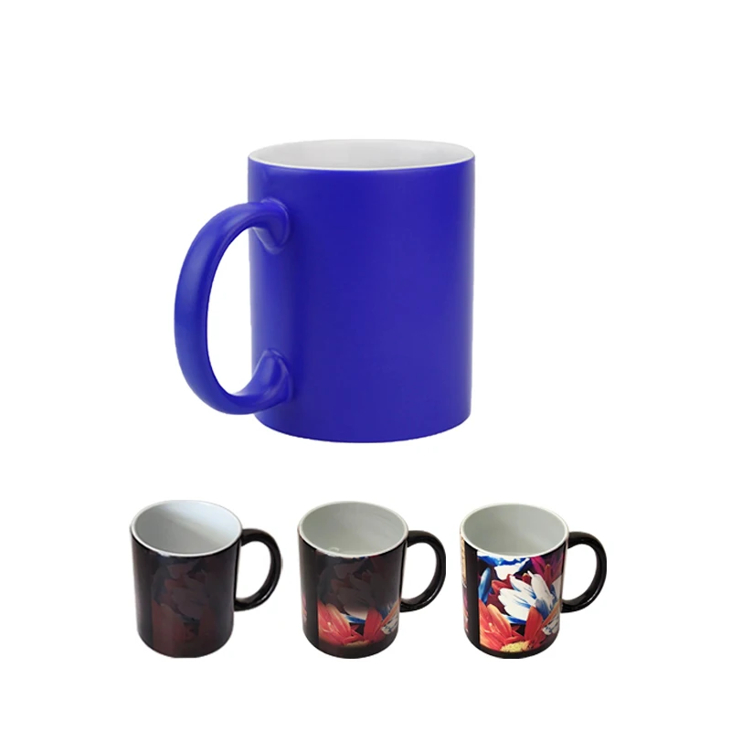 Popular Large Coffee Mug Magical Sublimation Color Changing Mugs Halloween