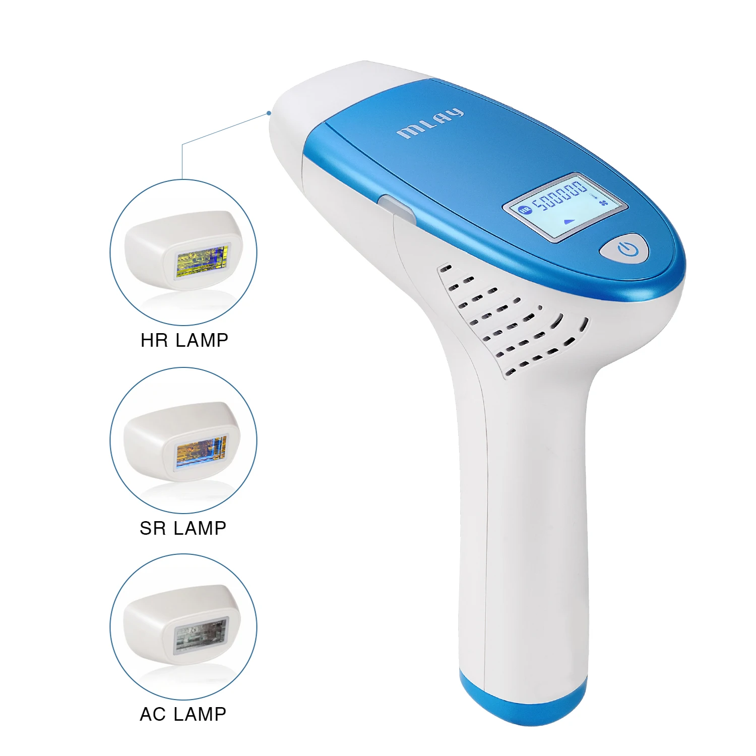 Mlay Wholesale Free Shipping M3 500000 Flashes Home Use Portable IPL Laser Hair Removal Lamp Holder