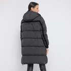 Coats Black Woman Coat Black Plus Size Hooded Fake Down Out Wear Jackets Coats For Women Winter Fashion
