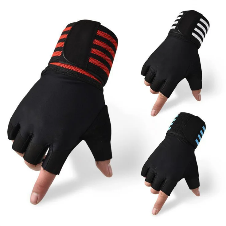Weight Lifting Gloves For Men Women With Wrist Wrap Support Fitness Gym Workout 